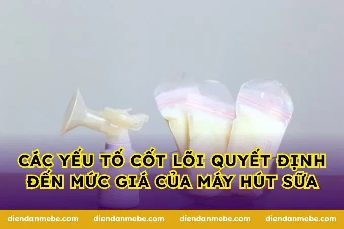 Các yếu tố cốt lõi quyết định đến mức giá của máy hút sữa