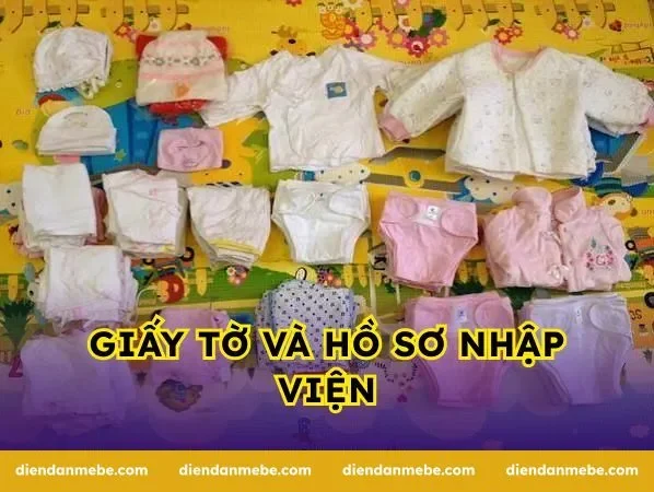 Giấy tờ và hồ sơ nhập viện