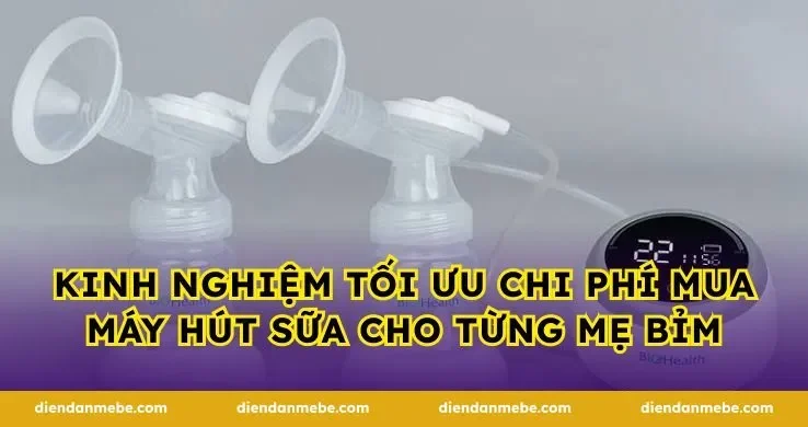 Kinh nghiệm tối ưu chi phí mua máy hút sữa cho từng mẹ bỉm