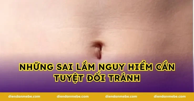 Những sai lầm nguy hiểm cần tuyệt đối tránh