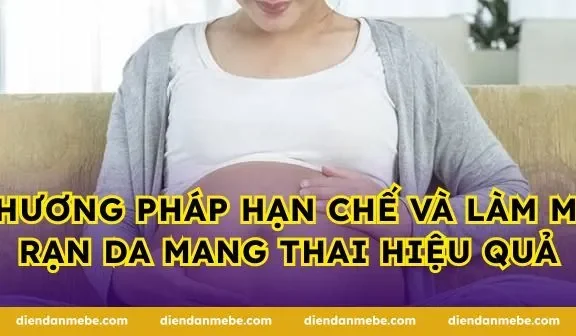 Phương pháp hạn chế và làm mờ rạn da mang thai hiệu quả